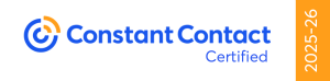 Constant Contact Certified Partner badge for 2025 and 2026